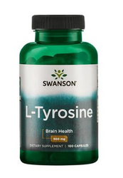 SWANSON L-Tyrozyna 500 mg, 100 kapsułek
