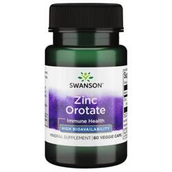 SWANSON Zinc Orotate 10 mg, 60 kapsułek