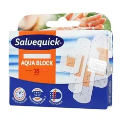 Salvequick Aqua Block, plastry woodoodporne, 16 sztuk