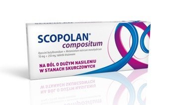 Scopolan compositum tabletki drażowane 10mg+250mg *10