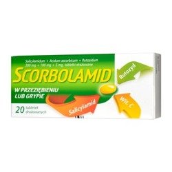 Scorbolamid, 20 tabletek drażowanych