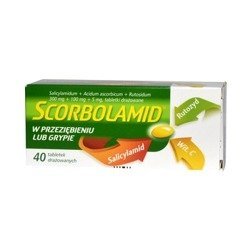 Scorbolamid, 40 tabletki drażowwane