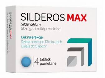 Silderos MAX 50mg 4 tabletki powlekane