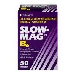 Slow-Mag B6, 50 tabletek dojelitowych