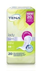 TENA Lady Slim Mini, specjalistyczne podpaski, 20 sztuk