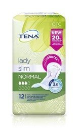 TENA Lady Slim Normal, specjalistyczne podpaski, 12 sztuk