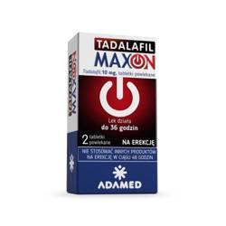 Tadalafil Maxon  0,01 g 2 tabletki powlekane
