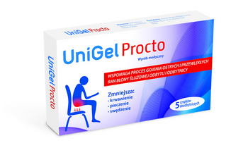 UniGel Procto Czopki, 5 czopków