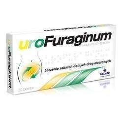 Urofuraginum 50mg, 30 tabletek
