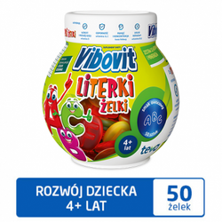 Vibovit Literki Żelki 50 sztuk