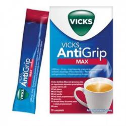 Vicks Vicks AntiGrip Max (SymptoMed Max) smak pomarańczowy , 10 saszetek