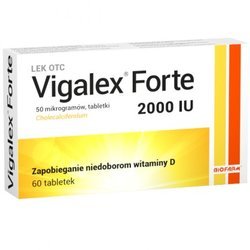 Vigalex Forte 2 000 I.U. 60 tabletek