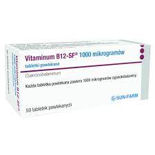 Vitaminum B12-SF, 1000 mikrogramów, 50 tabletek powlekanych