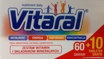 Vitaral  60+10 tabletek gratis