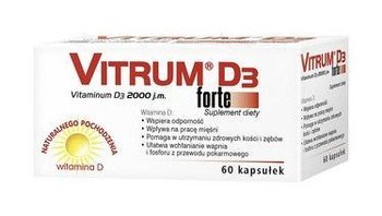 Vitrum D3 Forte, 60 kapsułek