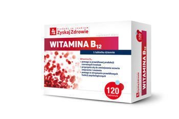 Witamina B12 ,120 tabletek Zyskaj Zdrowie