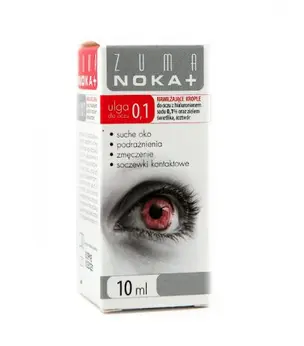 ZUMA NOKA+ Nawilżające krople do oczu 0,1% - 10 ml