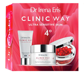 Zestaw CLINIC WAY 4° LIFTING 50 ml + 30 ml + 30 kapsułek