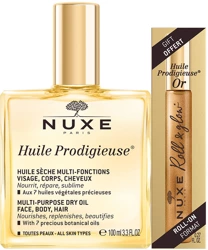 Zestaw kosmetyków do pielęgnacji Nuxe Huile Prodigiuse Olej suchy 100 ml + Olej suchy 8 ml