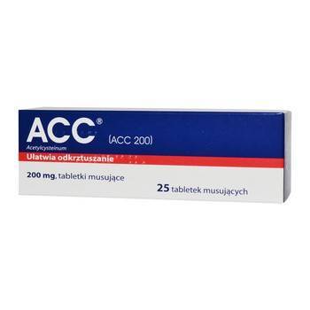 ACC 200 MAX 25 tabletki  musujące IRP