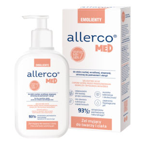 ALLERCO MED Żel myjący 200 ml + Kostka myjąca Allerco Med, 100 g  
