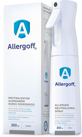 ALLERGOFF Spray Neutralizator alergenów kurzu domowego 300ml