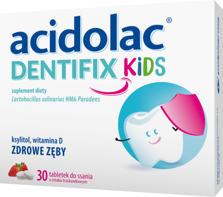 Acidolac Dentifix Kids tabletki do ssania *30