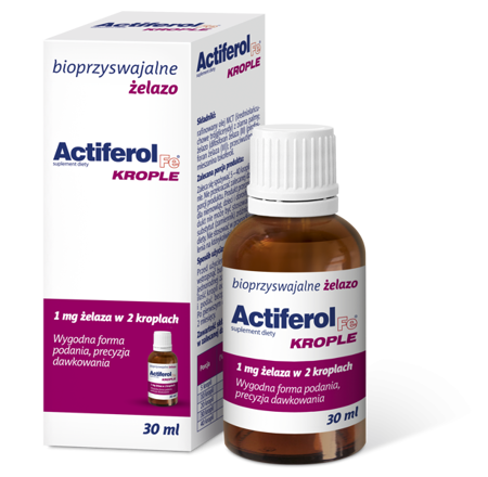 Actiferol Fe krople zawiesina doustna 30 ml 