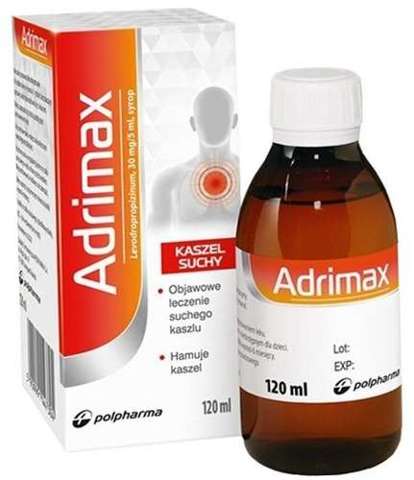 Adrimax syrop 30mg/5ml 120 ml 