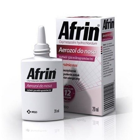 Afrin Nasal Spray 0.5mg/ml, 20 ml