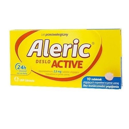Aleric DesloActive 2,5mg x 10 tabletek