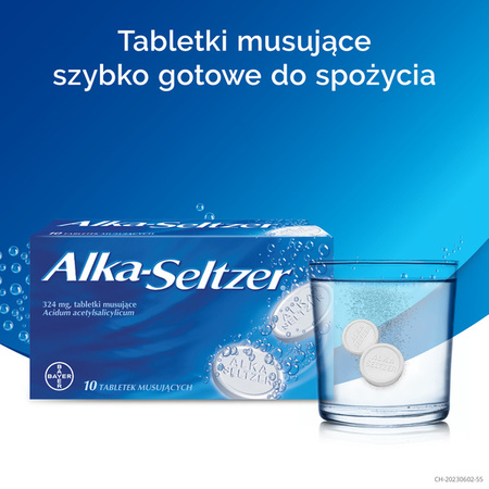 Alka-Seltzer tabletki musujące  324 mg 10 tabl.ID