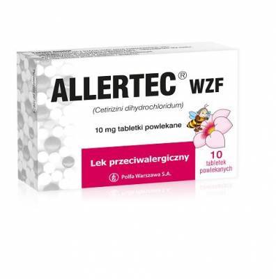 Allertec WZF  10mg, 10 tabletek