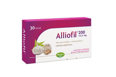 Alliofil 30 tabletek dojelitowych
