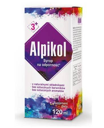 Alpikol Syrop na odporność syrop 120 ml, data ważności 2022/12