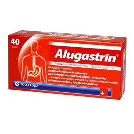 Alugastrin, 40 tabletek