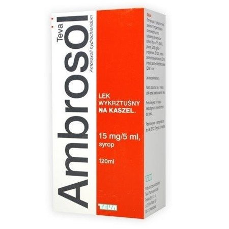 Ambrosol TEVA syrop 0,015 g/5ml 120 ml