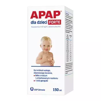 Apap dla dzieci Forte zawiesina doustna 40mg/ml, 150ml
