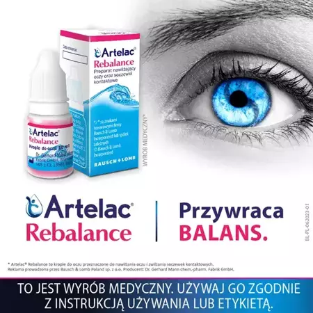 Artelac Rebalance, krople do oczu, 10 ml