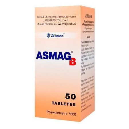 Asmag B x 50 tabl.