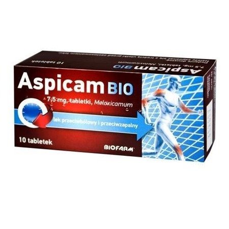 Aspicam Bio 7,5mg 10 tabletek