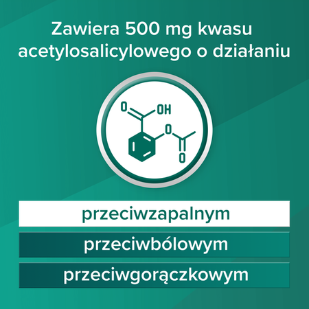Aspirin 500 mg 10 tabletek