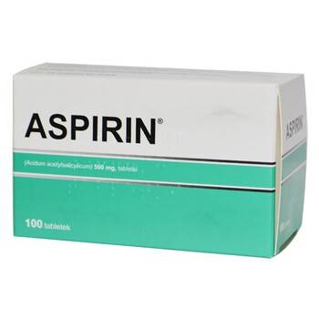 Aspirin 500 mg, 100 tabletek import równoległy