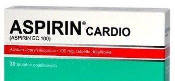 Aspirin Cardio 100mg, 30 tabletek dojelitowych import równoległy