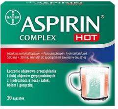 Aspirin Complex Hot granulat,10 saszetek