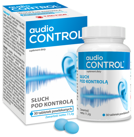 Audiocontrol tabletki powlekane, 30 tabletek
