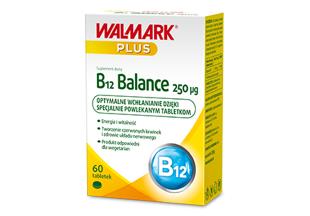 B12 Balance 250 mcg tabl. 60 szt.