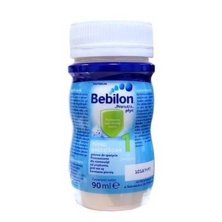 Bebilon 1 z Pronutra Advance Mleko Początkowe Płyn 90ml