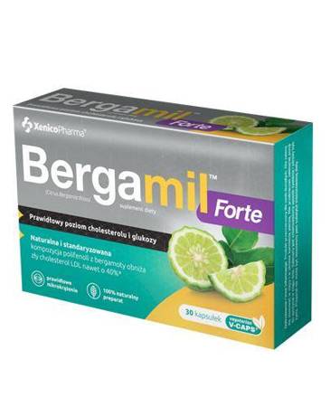 Bergamil Forte 30 kapsułek z roślinnej celulozy 