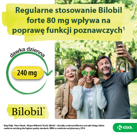 Bilobil Forte 80 mg x 90 kaps.